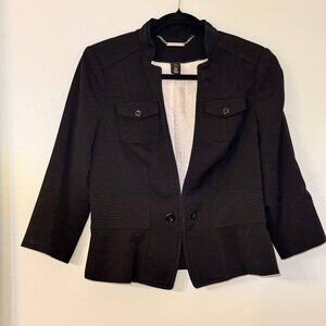 White House Black Market Black Blazer